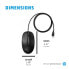 Фото #10 товара HP 125 Wired Mouse - Ambidextrous - USB Type-A - Black