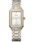 Women's Swiss Eirini Two-Tone Stainless Steel Bracelet Watch 25x33mm