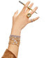 ფოტო #6 პროდუქტის Crystal Double-Row Bangle Bracelet