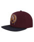 Фото #2 товара Men's Maroon, Black Boston Celtics Gold Rush 2-Tone Snapback Hat