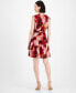 Фото #1 товара Petite Printed A-Line Dress