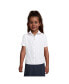 Little Girls School Uniform Piped Peter Pan Collar Broadcloth Shirt