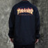 Thrasher Flame Coach Jacket 经典火焰 Logo教练夹克 美版 男女同款 黑色 / Куртка Thrasher 144636