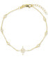 ფოტო #1 პროდუქტის Cubic Zirconia Starburst Chain Bracelet