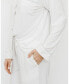 ფოტო #2 პროდუქტის Women's Long Sleeve Stretch-Knit Viscose from Bamboo Pajama Set