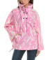 Фото #1 товара Ganni Crispy Shell Anorak Women's Pink Xxs/Xs