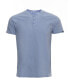 Фото #2 товара Men's Basic Henley Neck Short Sleeve T-shirt