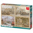 Фото #2 товара Jumbo Spiele Premium Collection Anton Pieck - Canal Boats 1000 pieces - Jigsaw puzzle - 1000 pc(s) - Landscape - Adults - 12 yr(s)