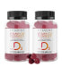 Фото #1 товара Vitamin D3 Gummies 2-Pack, 5000 IU, Strawberry Flavored Vitamin Supplement - 60ct