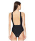 Фото #2 товара Jonathan Simkhai Women's 247529 Classic Button Up One-Piece Swimsuit Size M