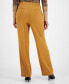 Фото #2 товара Women's High-Rise Wide-Leg Pants, Created for Macy's