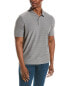 Фото #1 товара Raffi Performance Pinhole Textured Polo Shirt Men's Grey S