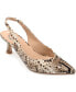 ფოტო #1 პროდუქტის Women's Mikoa Wide Width Kitten Heel Sling Back Pointed Toe Pumps