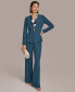 ფოტო #4 პროდუქტის Donna Karan Women's Collarless Turnlock Blazer