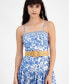 ფოტო #4 პროდუქტის Women's Printed Belted Maxi Dress