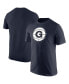 Men's Navy Georgetown Hoyas Basketball Logo T-shirt