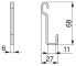 Wandhaken zum Aufhängen Titane 5er-Set