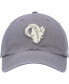 Men's Gray Los Angeles Rams Chasm Clean Up Adjustable Hat - фото #2