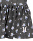 Детская юбка из ткани с принтом для девочек Hurley Big Girls Printed Woven Twill Skirt K0rshadow, XLARGE - фото #5