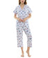 Фото #7 товара Пижама Roudelain Printed Capri Pajamas