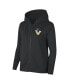 Women's Black Vanderbilt Commodores Varsity Fleece Full-Zip Hoodie