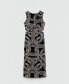 ფოტო #6 პროდუქტის Women's Openings Detail Printed Dress