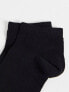 Фото #3 товара ASOS DESIGN 5 pack trainer socks in black