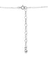Фото #4 товара Giani Bernini cubic Zirconia Princess & Marquise Cluster Pendant Necklace, 16" + 2" extender, Created for Macy's