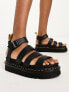 Dr Martens Vegan Blaire chunky sandals in black