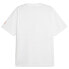 Puma Hoops Graphic Crew Neck Short Sleeve T-Shirt X Cheetah Mens White Casual To