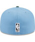 ფოტო #5 პროდუქტის Men's Light Blue, Green Los Angeles Lakers Two-Tone 59FIFTY Fitted Hat