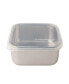 Фото #1 товара Stainless Steel Food to-go Container with Silicone Lid Square, 50 oz
