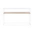 Console Home ESPRIT White Metal Crystal 120 x 30 x 75 cm