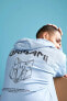 Фото #1 товара Толстовка defacto DeFacto Erkek Oversize Fit Капюшон с задней печатью Sweatshirt Свитшоты и толстовки