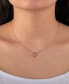 Clear Cubic Zirconia Circle Necklace