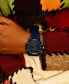 ფოტო #4 პროდუქტის Unisex Smith Blue Silicone Strap Watch 44mm