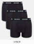 Фото #2 товара Only & Sons 3 pack trunks in solid black