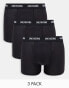 Фото #1 товара ONLY & SONS 5 pack trunks in solid black