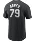 Футболка Nike Jose Abreu Chicago White Sox с именем и номером игрока для мужчин Черный, S - фото #1