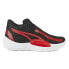 Фото #1 товара Puma Rise Nitro Basketball Mens Black Sneakers Athletic Shoes 37701206