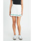 ფოტო #2 პროდუქტის Women's Pleated Mid Rise Skorts