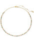 Фото #1 товара kate spade new york gold-Tone Sweetheart Delicate Tennis Necklace, 16" + 3" extender