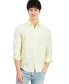 ფოტო #1 პროდუქტის Men's Dash Long-Sleeve Button Front Crinkle Shirt, Created for Macy's