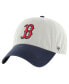 Фото #3 товара Men's Gray/Navy Boston Red Sox Sure Shot Classic Franchise Fitted Hat