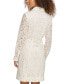 Фото #2 товара Women's Cotton Eyelet Long-Sleeve Shirtdress