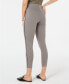 Hue 252609 Houndstooth Knit High-Waist Cropped Skimmer Leggings Size XS
