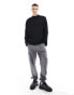 ASOS DESIGN long sleeve oversized t-shirt with turtle neck in black