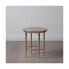 Фото #1 товара Вспомогательный стол Стеклянный Позолоченный Металл 42 x 42 x 46 cm