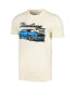 ფოტო #3 პროდუქტის Men's Cream Distressed Mustang Brass Tacks T-shirt