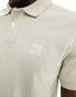 Фото #2 товара BOSS Orange Passenger slim fit polo in light beige